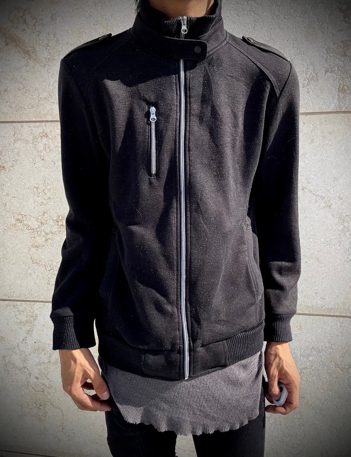 “Vondutch” 00’s Neck button Simple Zip U 상품이미지1