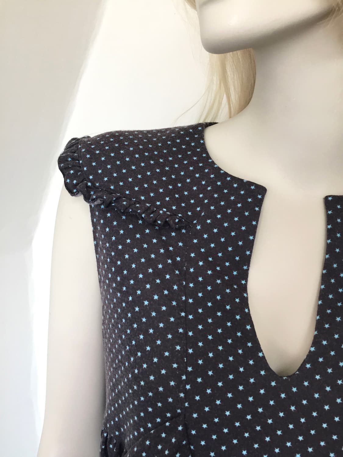 Cute Star Print Sailor Collar Dress 상품이미지8