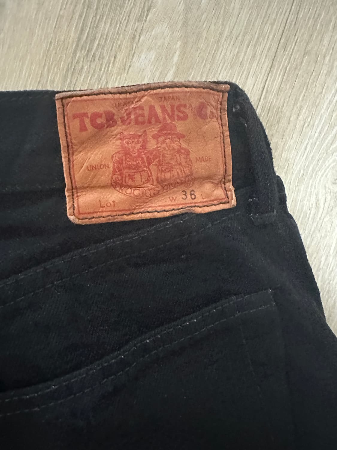 TCB JEANS LATE40 블랙 셀비지 데님 36사이즈입니다. 상품이미지8