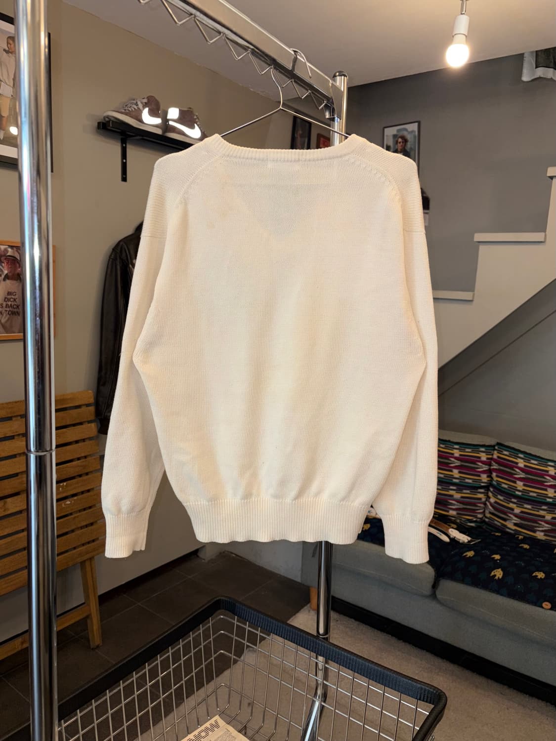 90‘s Issey Miyake I.S embroidered knit 상품이미지9