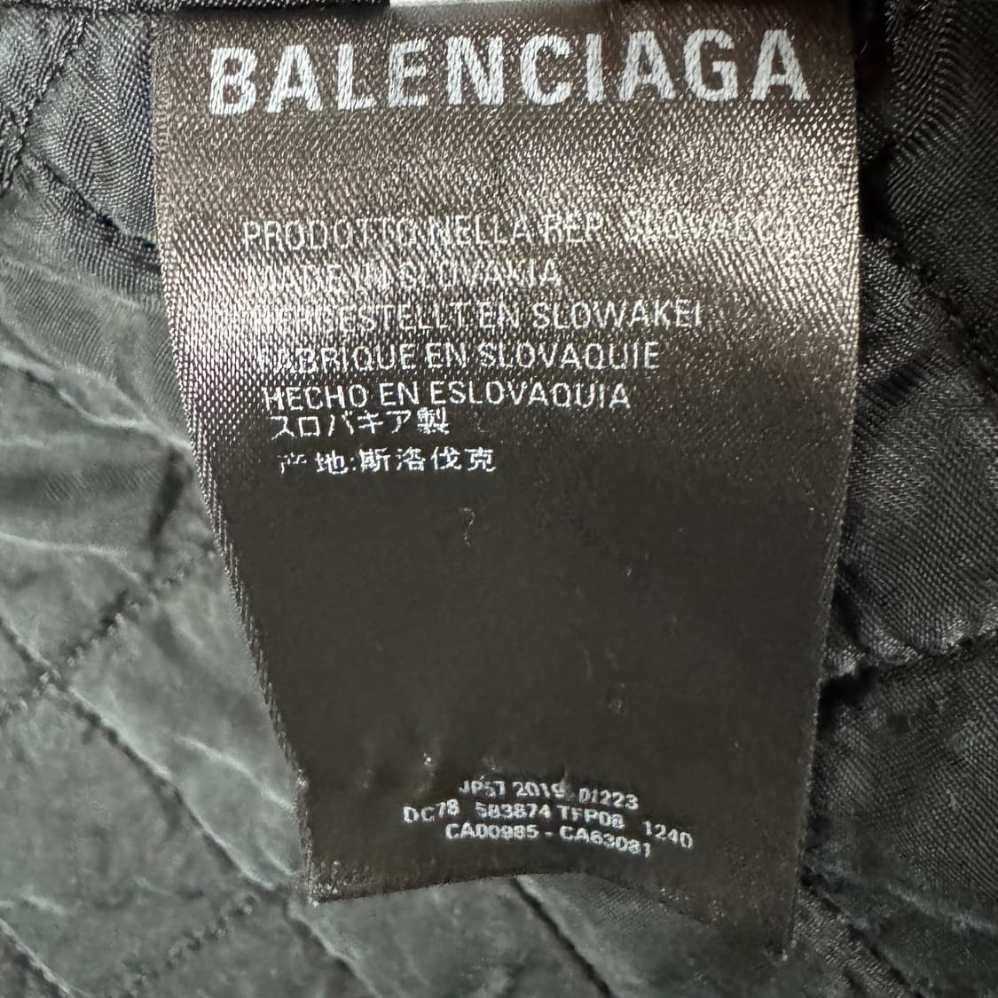 Balenciaga 발렌시아가 체크 플란넬 스윙 셔츠 자켓 상품이미지8
