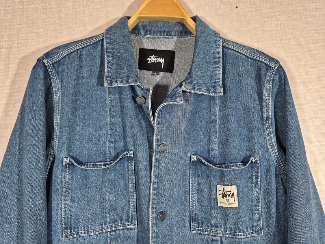 Stussy 스투시 초어 데님 셔츠( XL) 상품이미지3