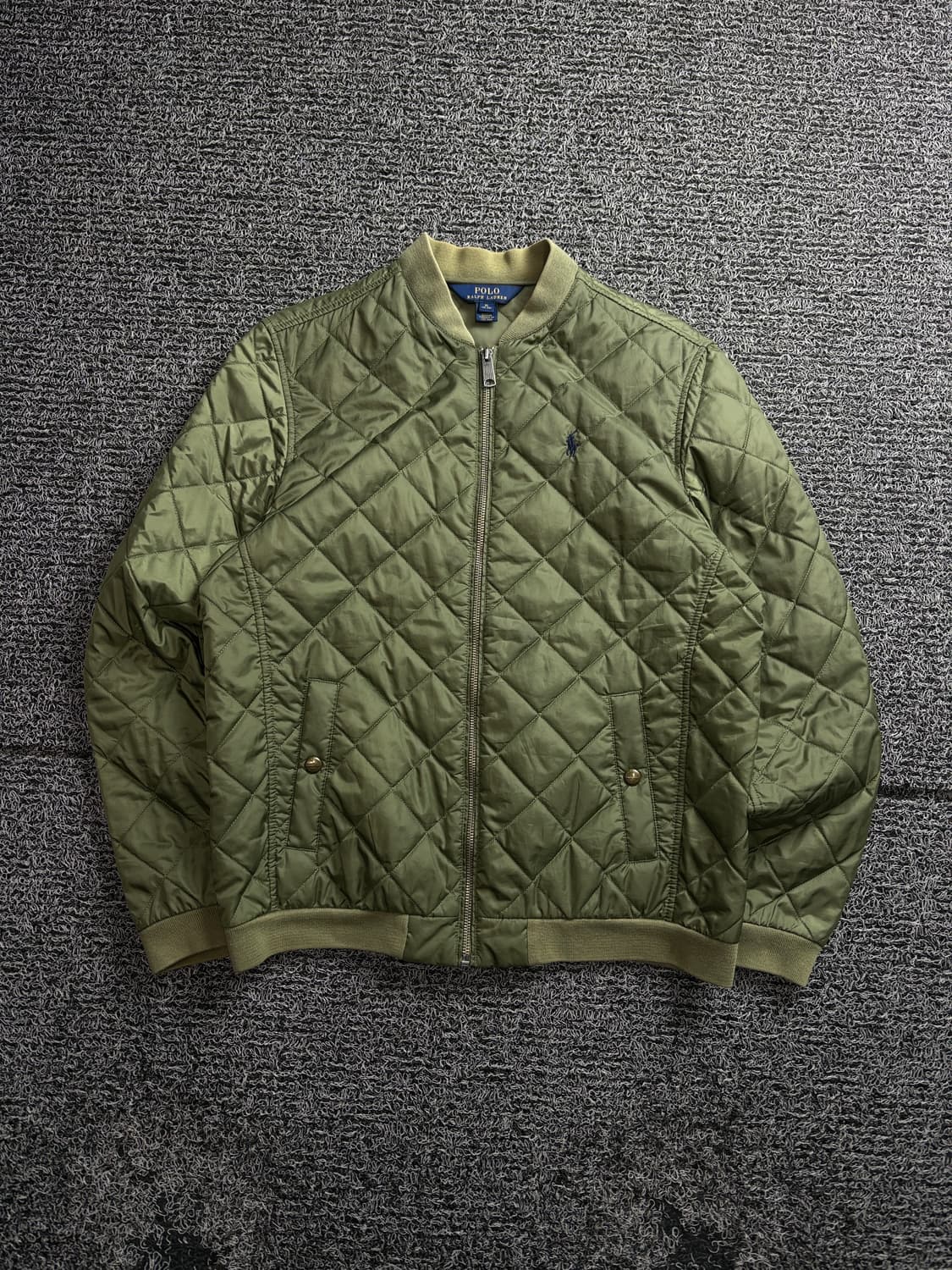 폴로 랄프로렌 신형 포니로고 올리브 퀼팅 자켓 2935 상품이미지2