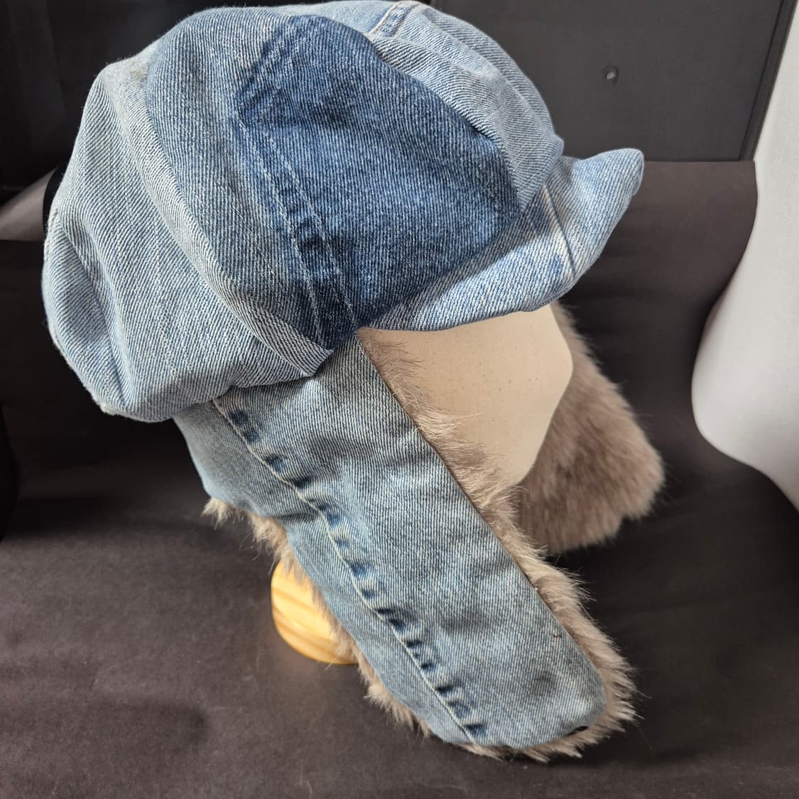 캐피탈 데님 트루퍼 햇 상품이미지5