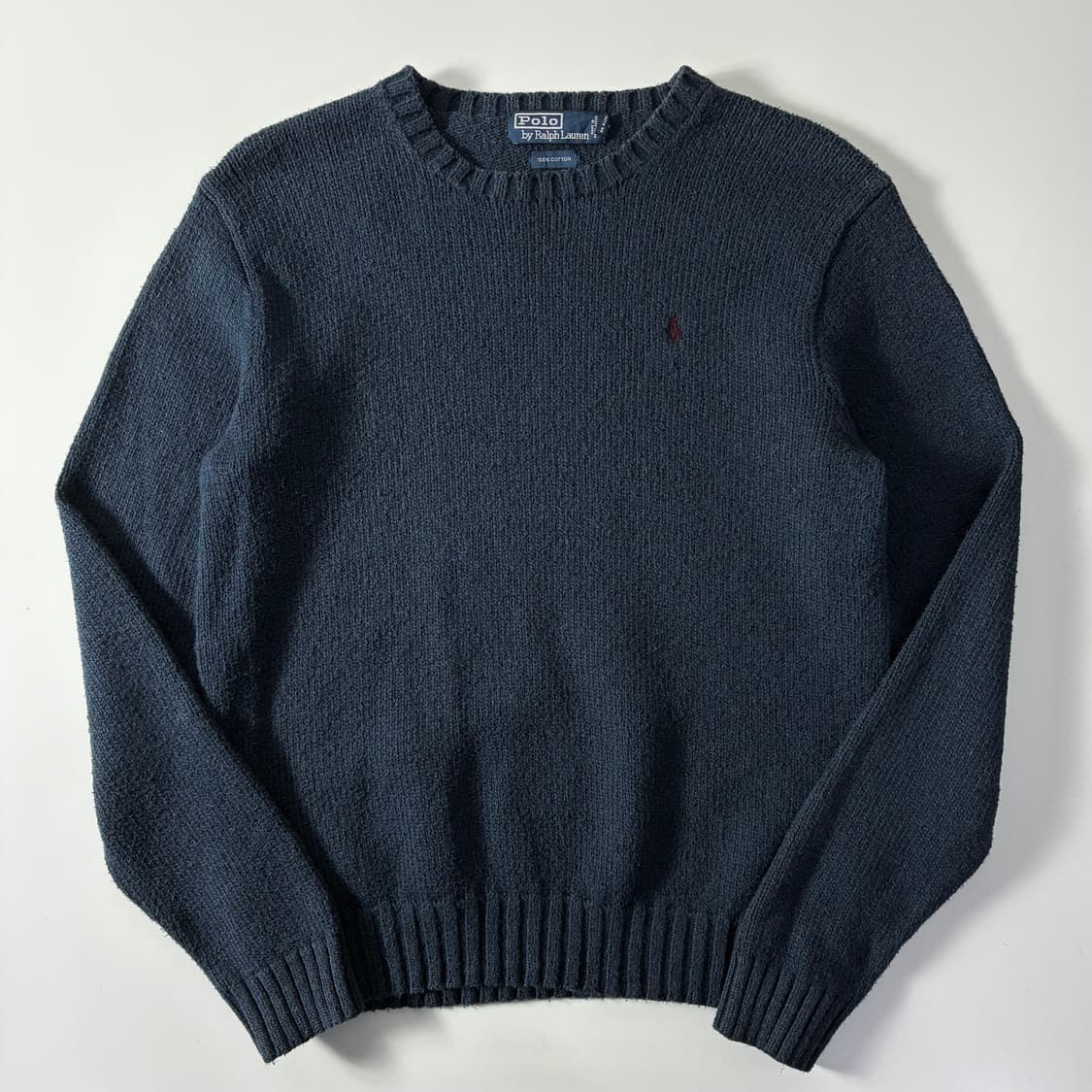 Polo 폴로 랄프로렌 다크소라 코튼 라운드 니트 상품이미지1