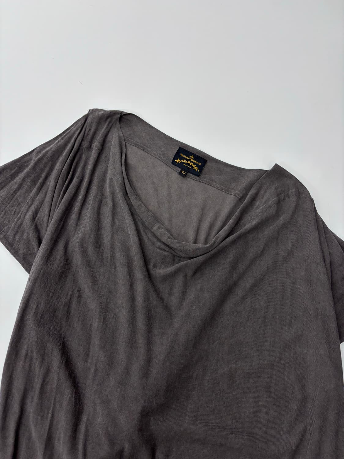 Vivienne Westwood 비비안웨스트우드 차콜 언발 원피스 상품이미지5
