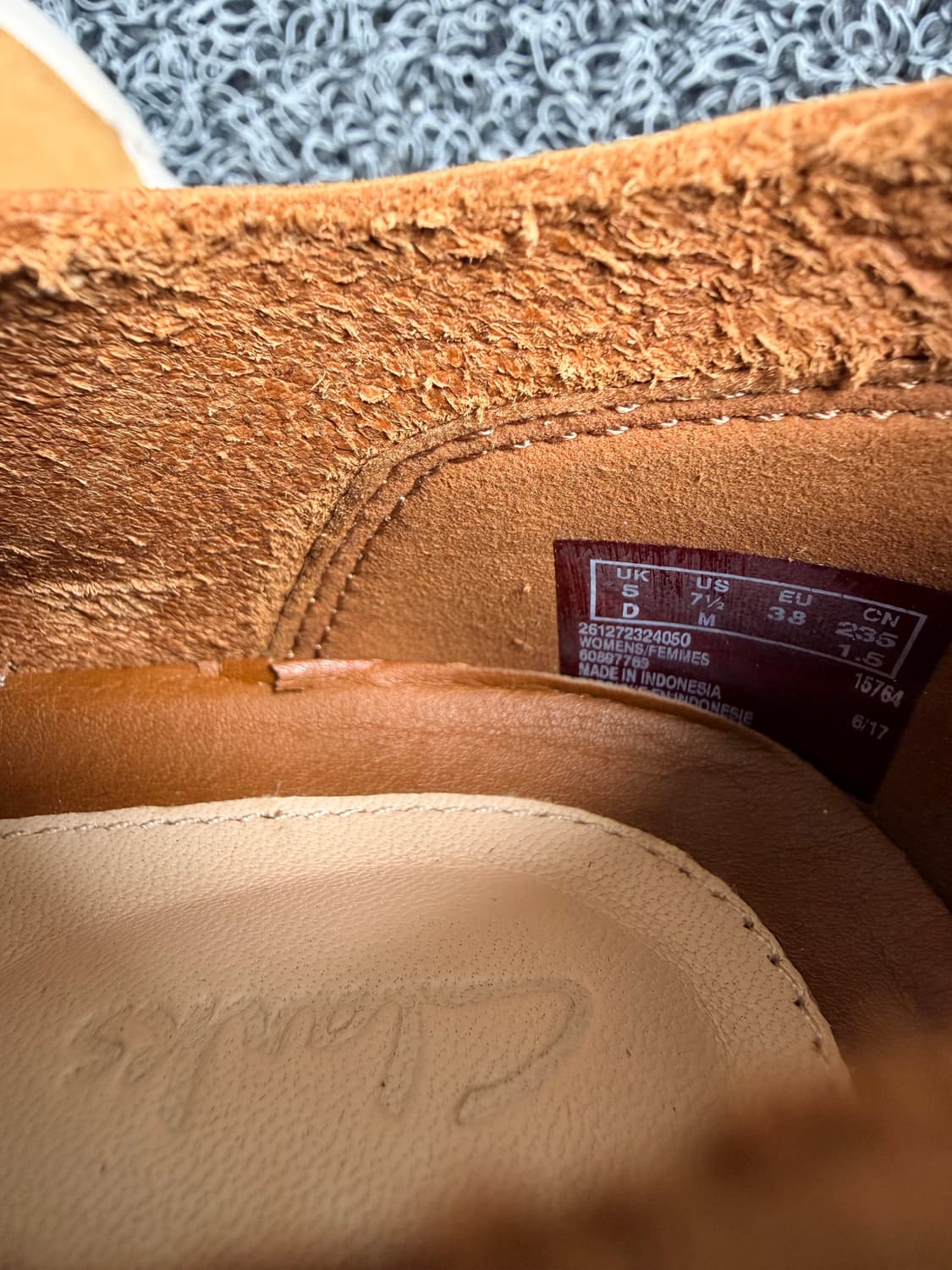 클락스(Clarks) 트리 릴리(Tri Lily) 탄 누벅 슬립온 상품이미지6