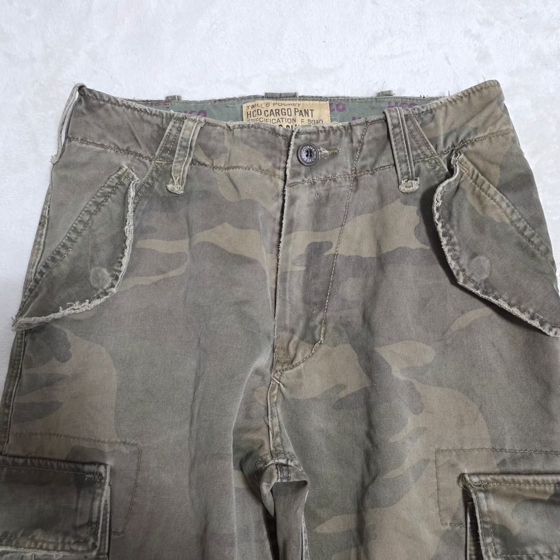 (30)HCO 빈티지 밀리더리 카모 카고 팬츠  상품이미지2