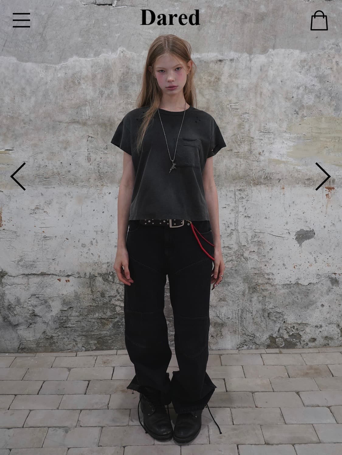 데어드 STAIN BURN T-SHIRT 상품이미지2