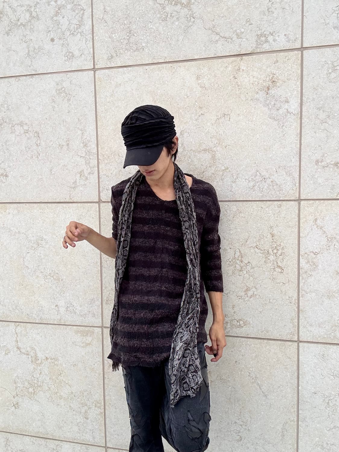 “Vintage” Grunge Mood Stripe Sleeve 상품이미지2