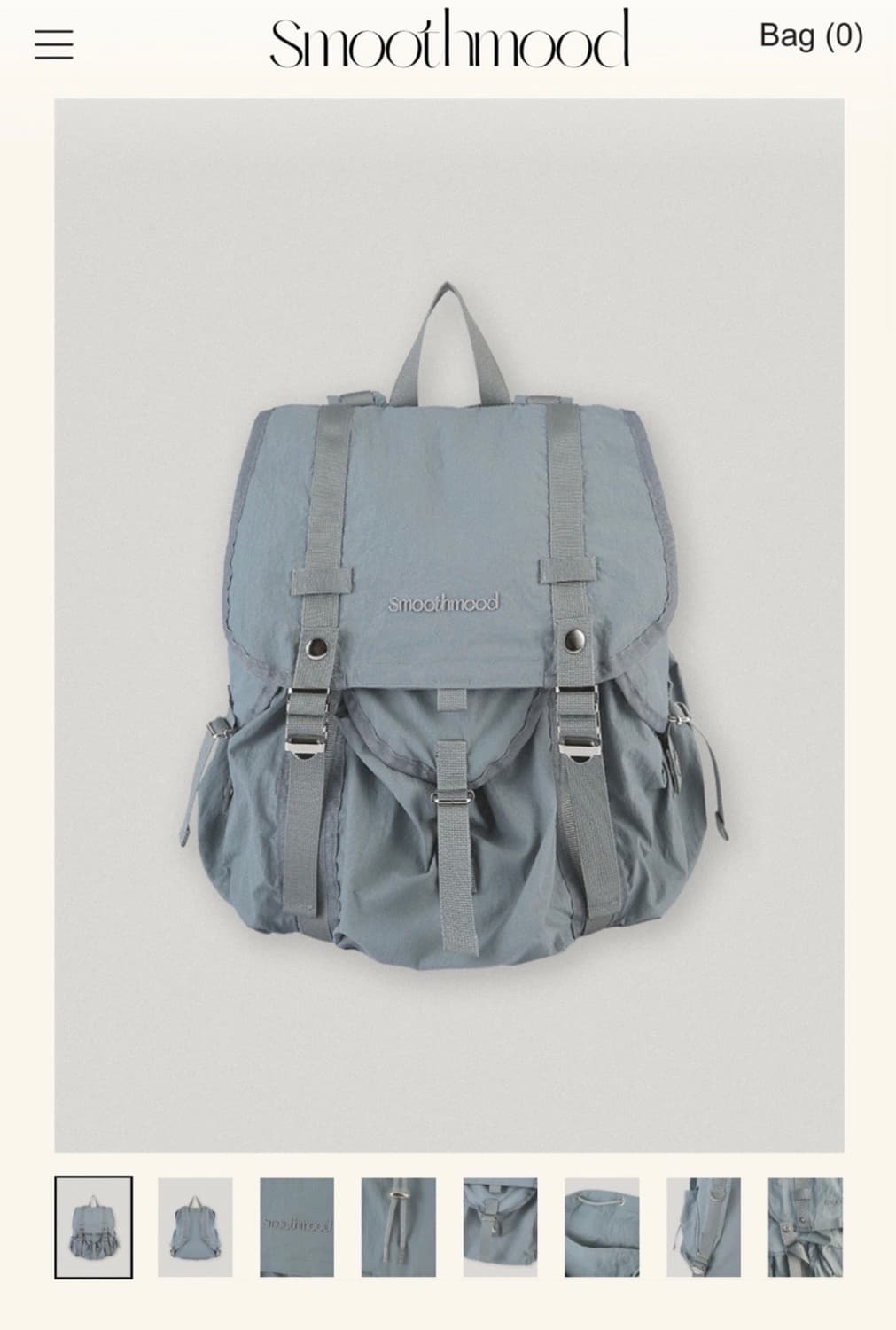 스무스무드 오프 듀티 백팩 블루포그 상품이미지1