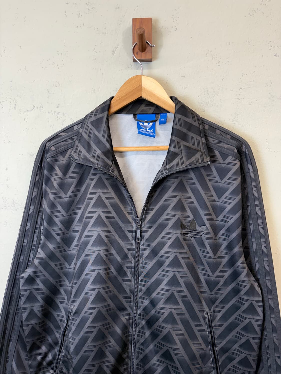 아디다스 빈티지 파이어버드 패턴 트랙탑 져지 상품이미지4