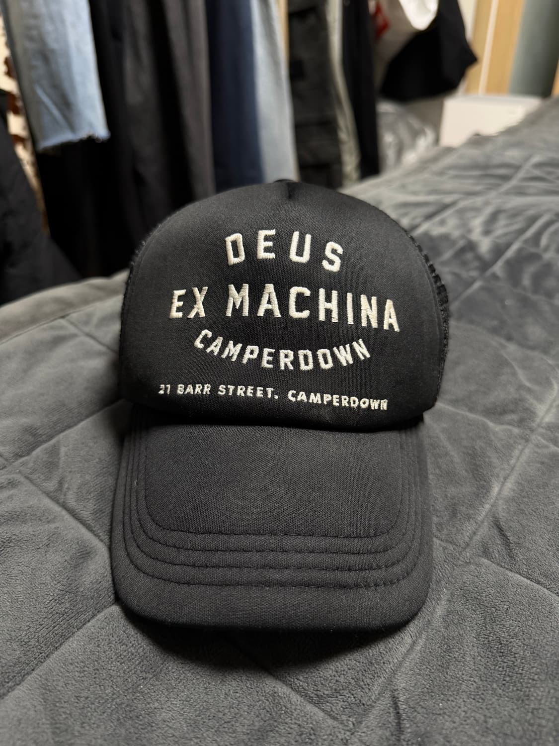 데우스엑스마키나 캠퍼다운 트러커 볼캡 모자 상품이미지3
