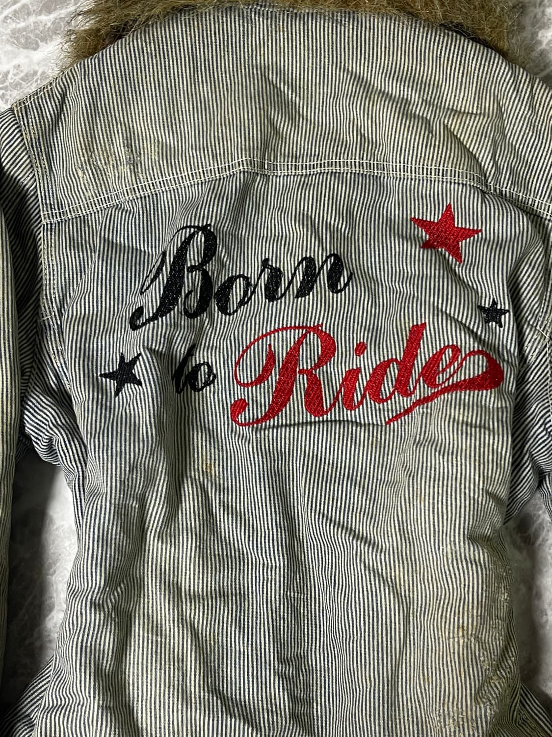 Burden y2k stripe jacket 상품이미지7