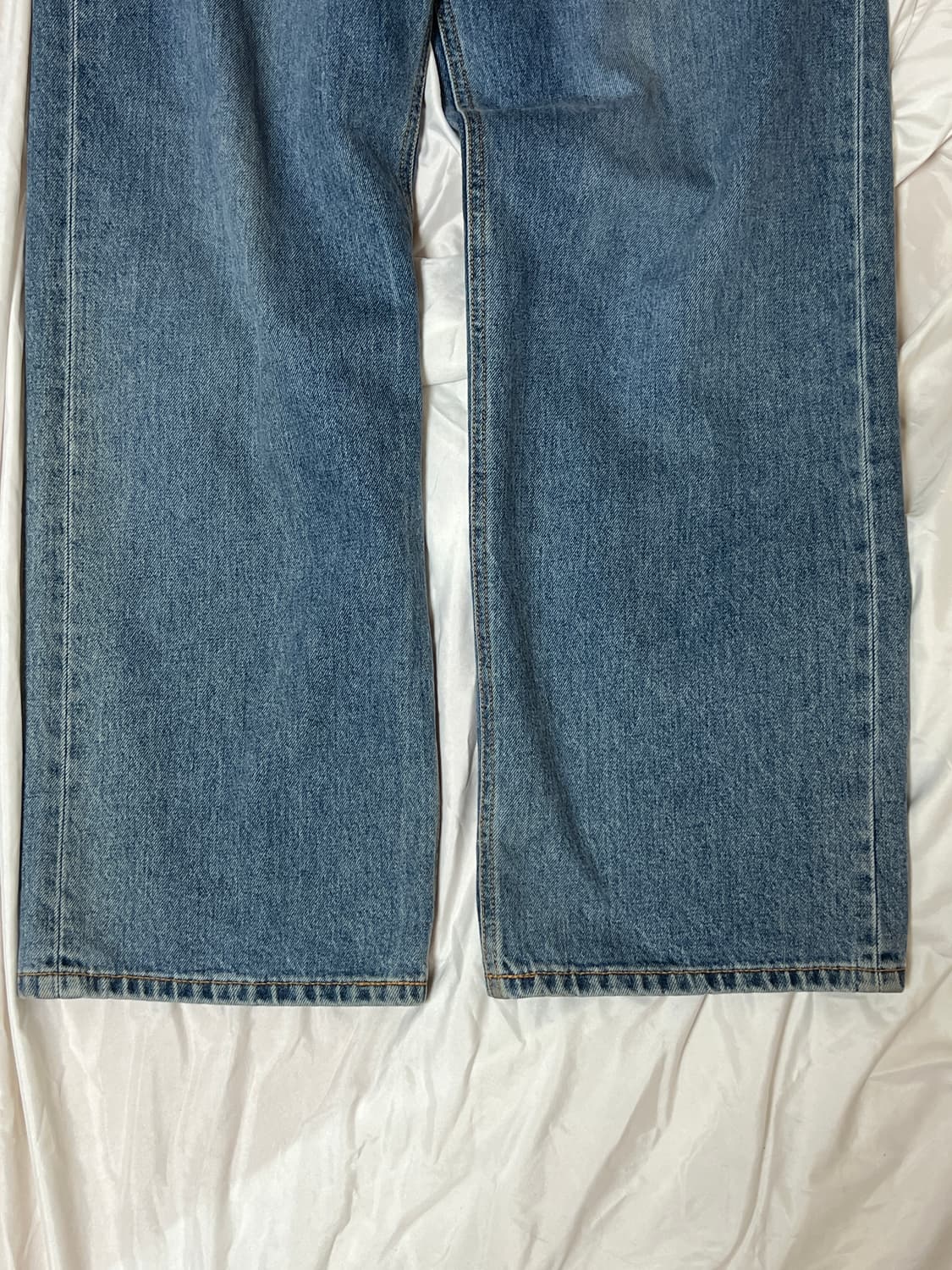 [M] 24ss 유스 와이드 데님 팬츠 미디엄블루 중청 상품이미지2