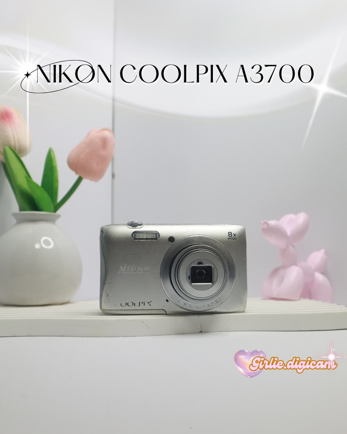 윈터&사쿠라의 픽!) Nikon Coolpix S3700 실버 상품이미지1