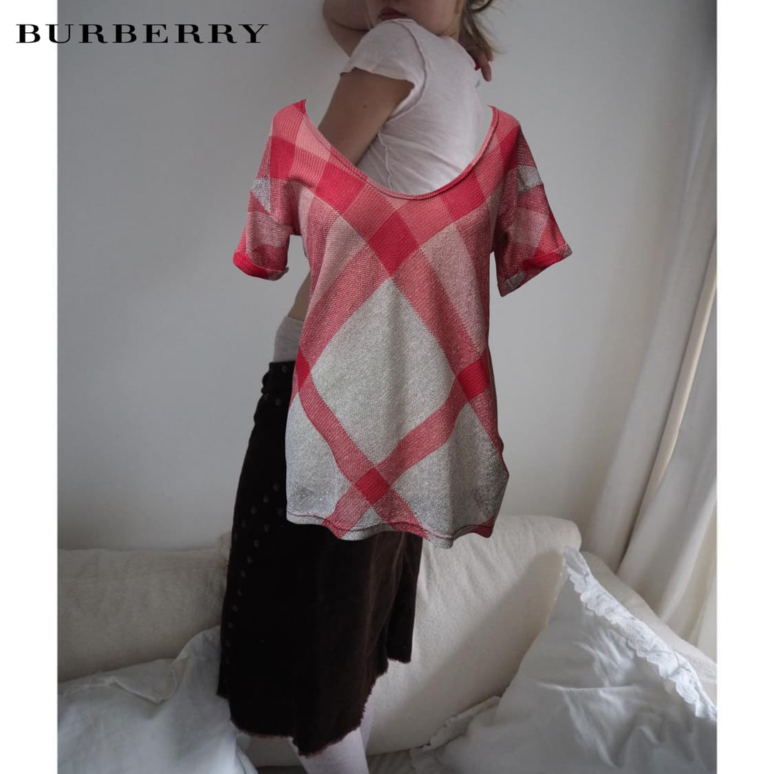 Burberry strawberry check top 상품이미지1