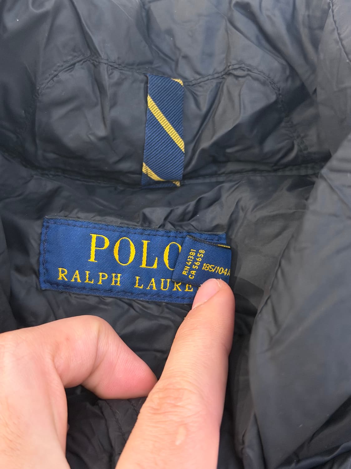 폴로 랄프로렌 덕다운 경량패딩 블랙 상품이미지6