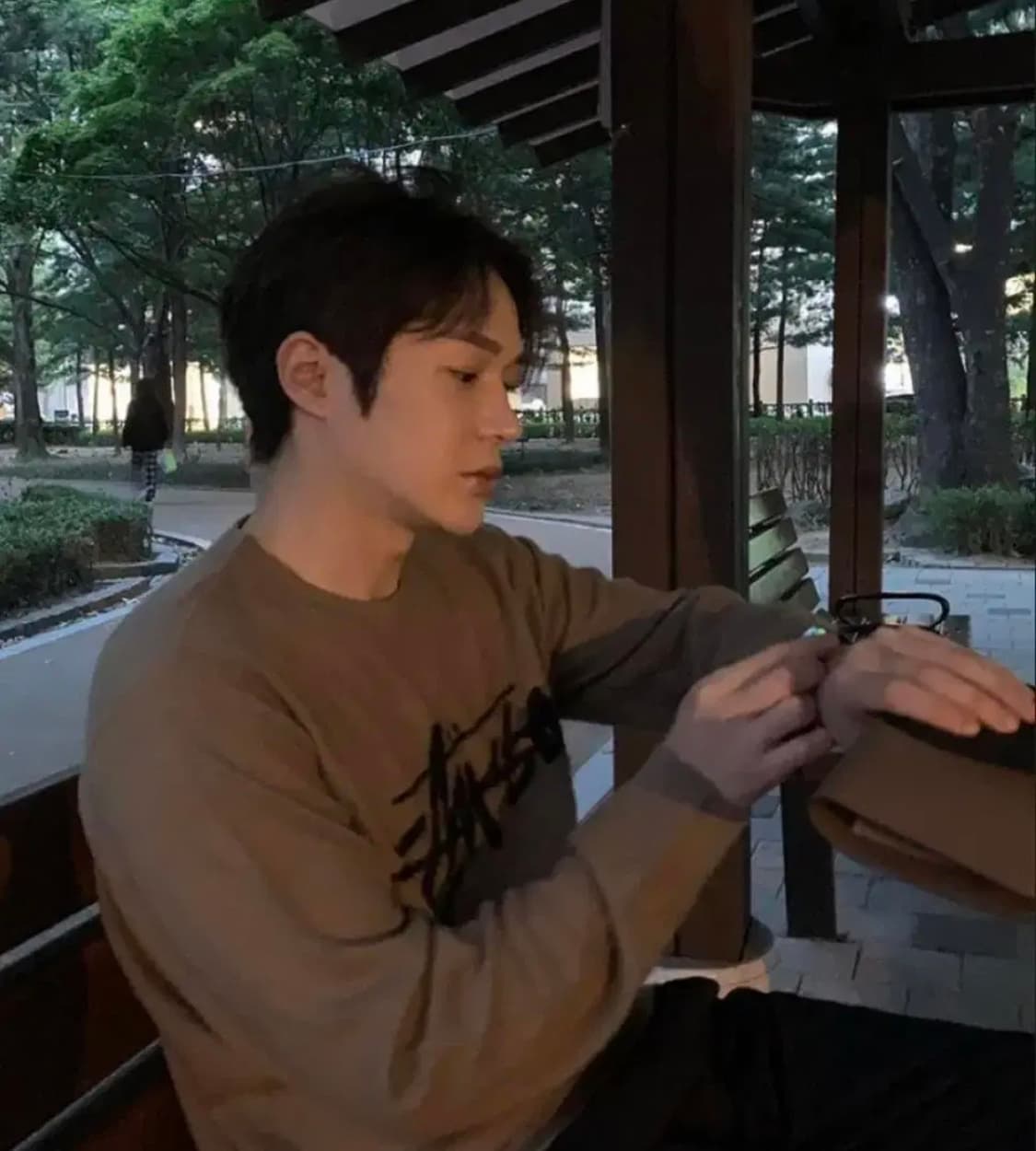 M 스투시 브러쉬드 니트 타우페 상품이미지8