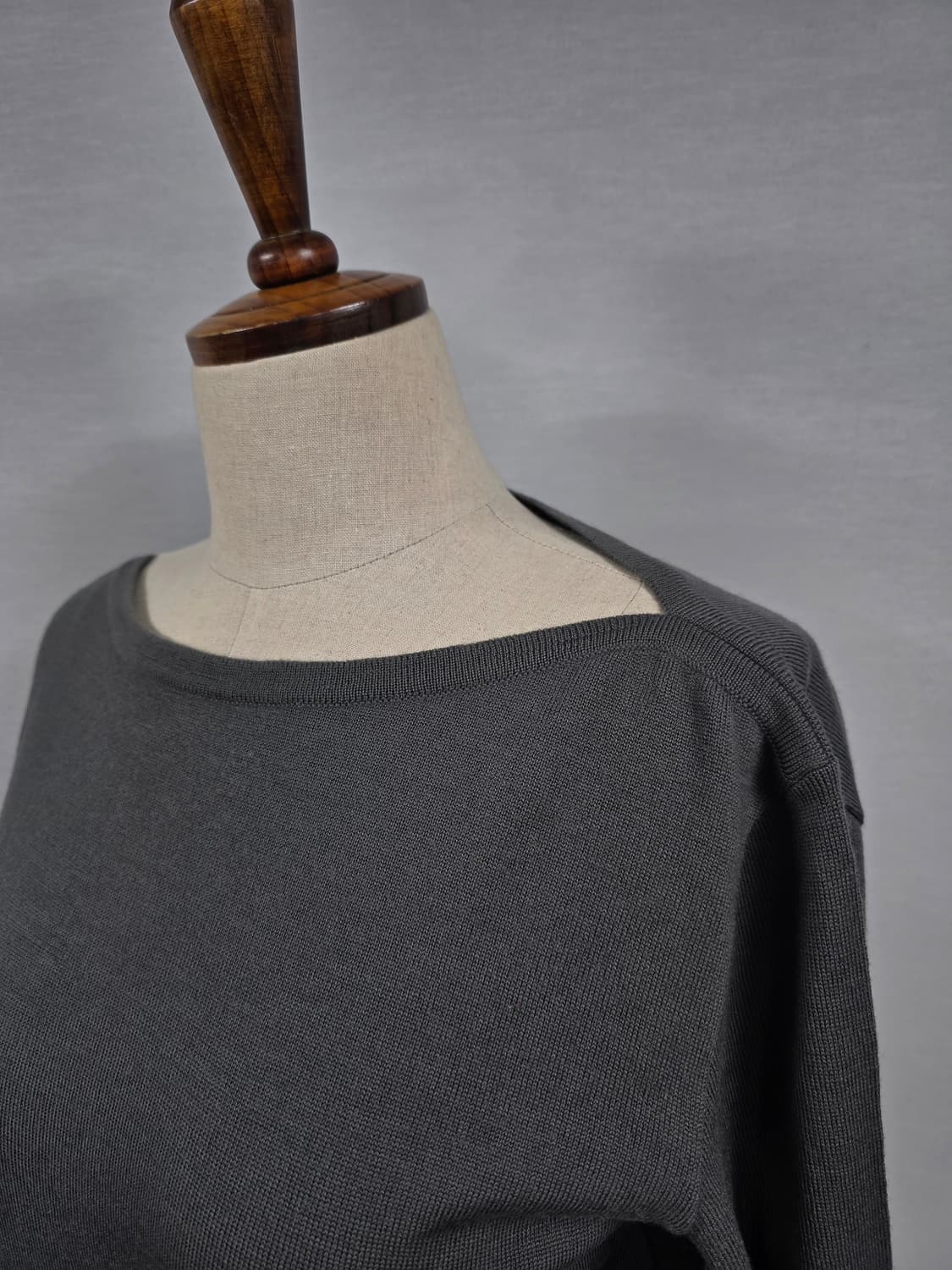 아네스베 그레이 울 니트 S 상품이미지2