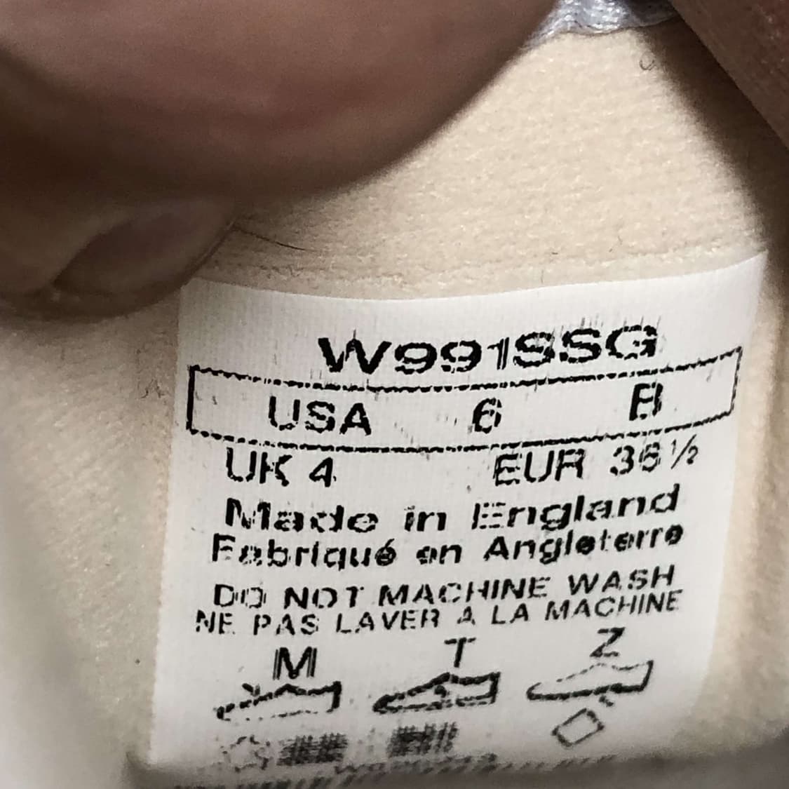 (225) 뉴발란스 991  MADE IN UK 991 샌드 핑크 상품이미지9