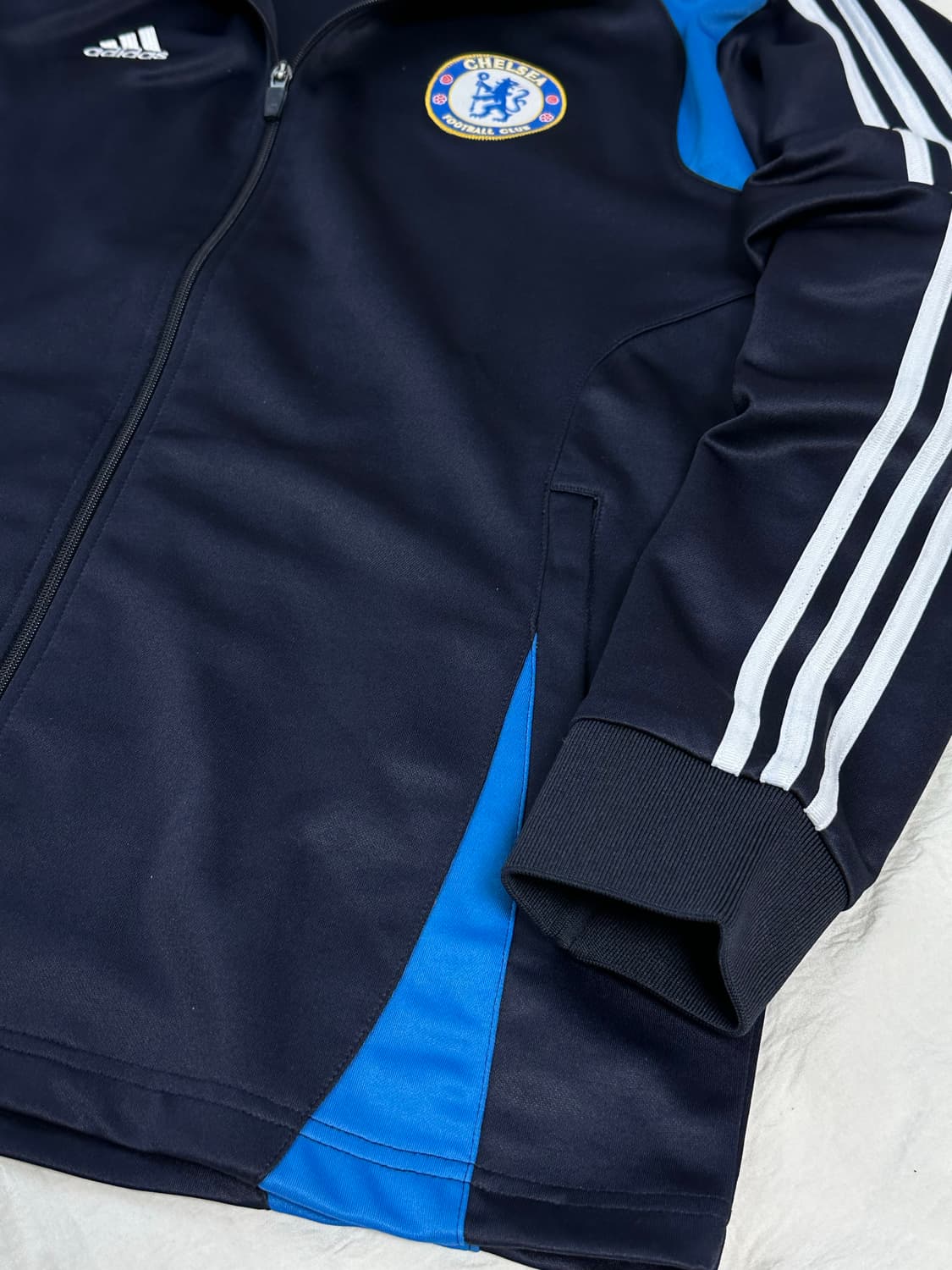 아디다스 첼시 져지 트랙탑 네이비 라지 상품이미지5