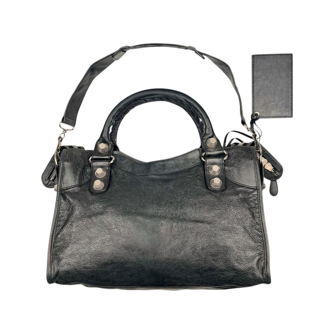 발렌시아가 자이언트 시티백 블랙. 모터백 르시티 르카골 상품이미지2