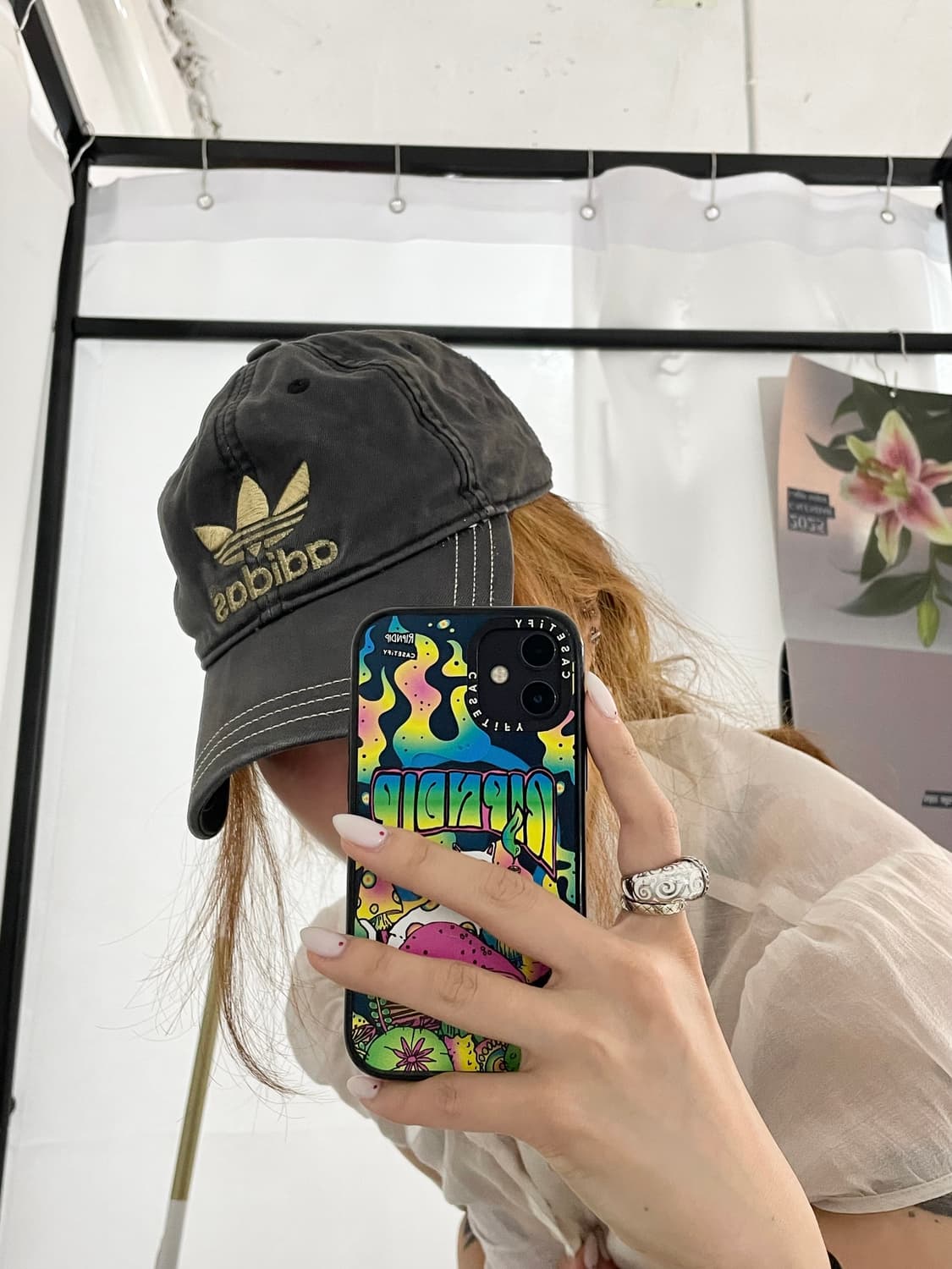 아디다스 올드스쿨 파이어버드 스티치 볼캡 상품이미지5