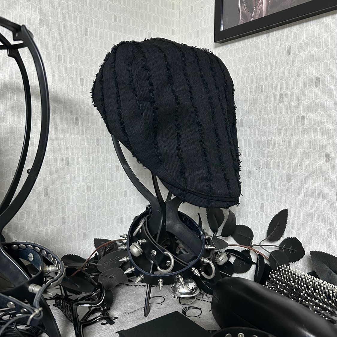 hunting cap vkei v-kei y2k 펑크 헌팅캡 상품이미지1