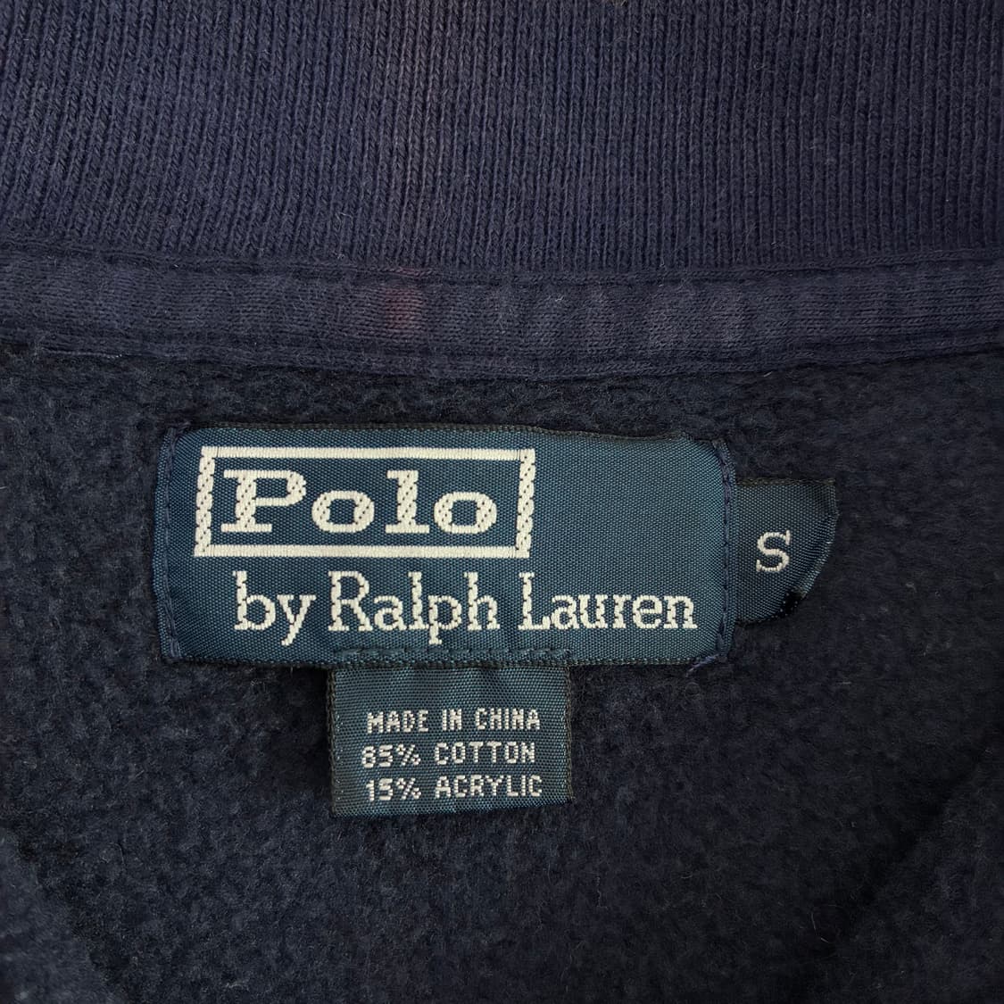 Polo  폴로 랄프로렌 자수 코튼 네이비 반집업 상품이미지6