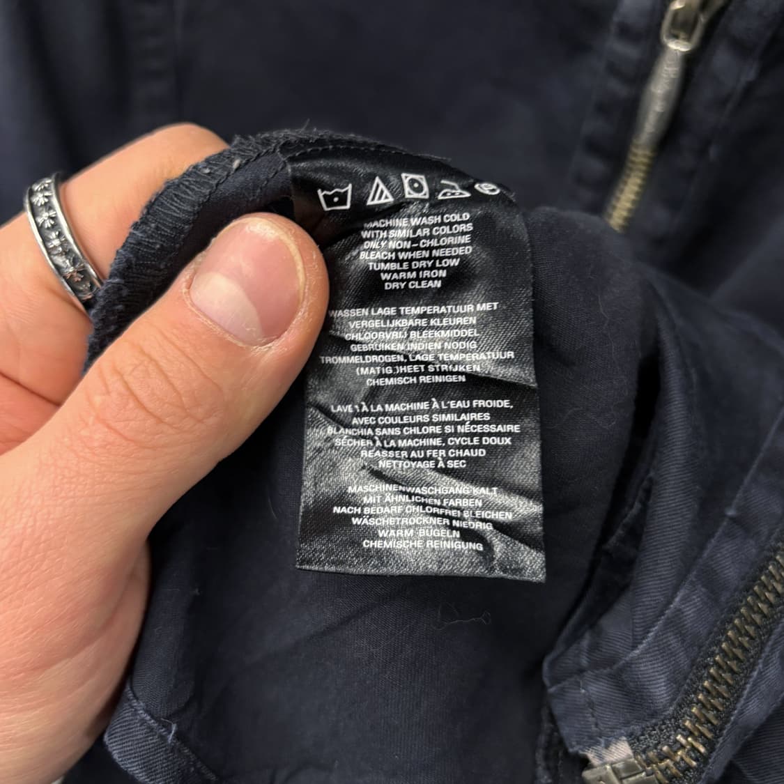 10s 할리데이비슨 우먼즈 시그니처 로고 V넥 카라집업자켓  N274 상품이미지7