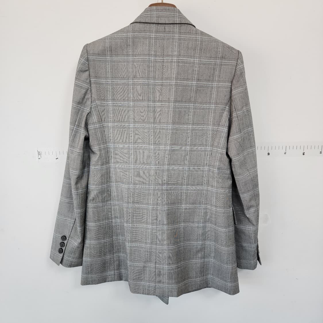 A+G 체크 더블 버튼 자켓 상품이미지5