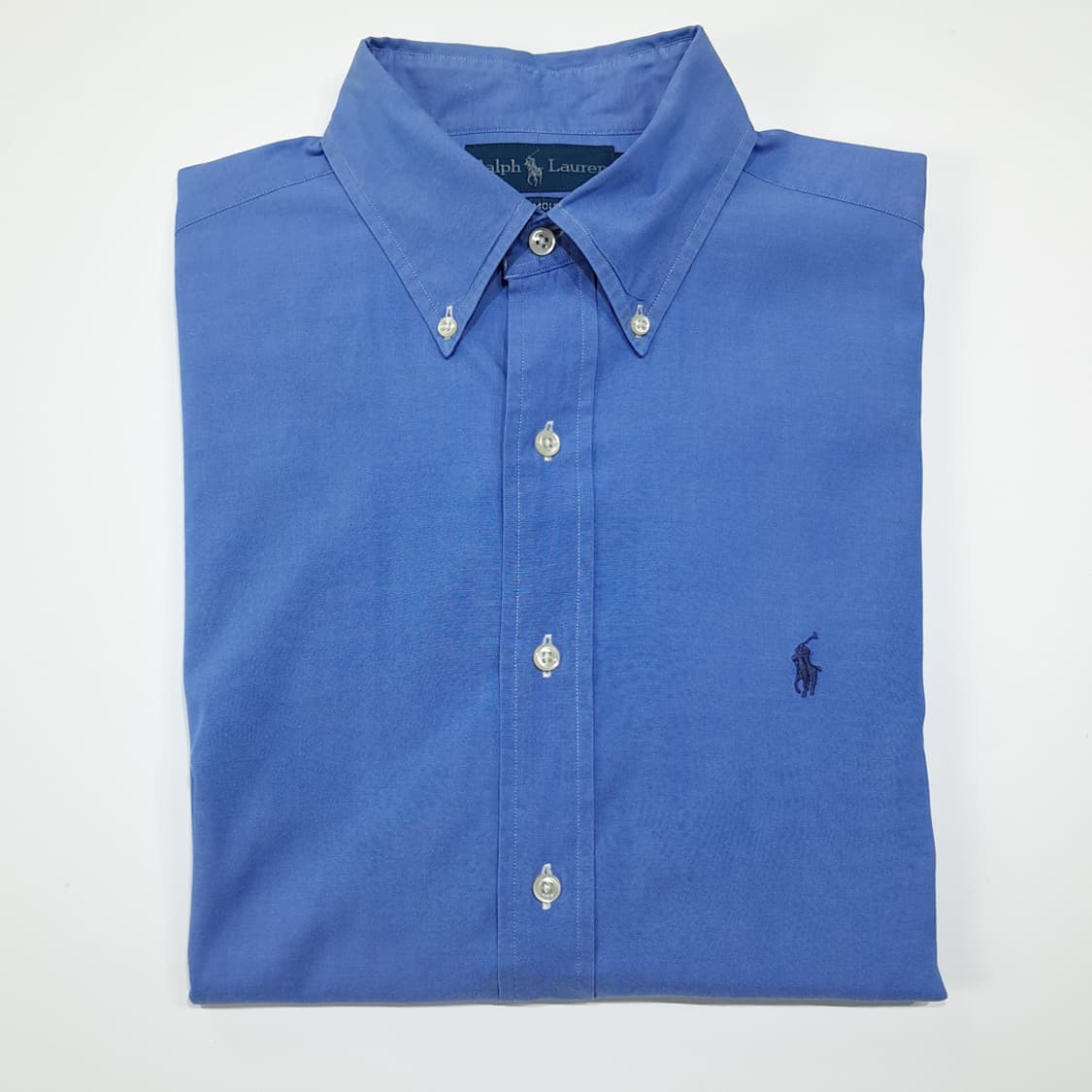 CL294 XL 폴로 90s 홍콩판 핀포인트코튼 블루 셔츠 남방 상품이미지7