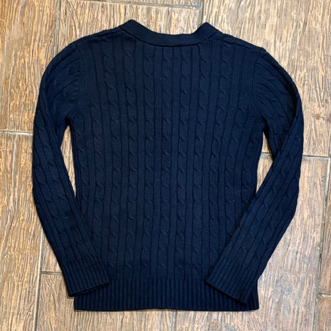 [HI] Polo 폴로 케이블 가디건 네이비 상품이미지5