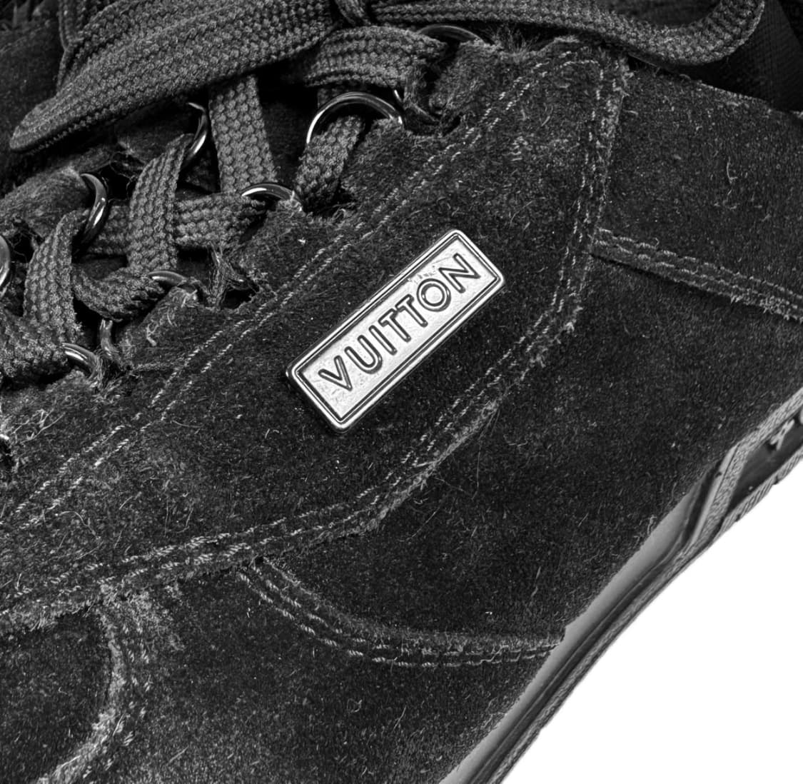 [9] 루이비통 남성 LV 스웨이드 벨벳 트레이너 로우탑 스니커즈 블랙 상품이미지9