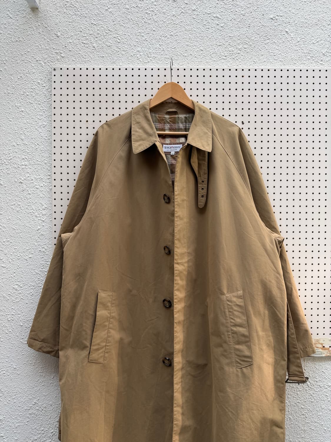 1990s GIORGIO ARMANI TRENCH MAXI 조르지오코트 상품이미지3