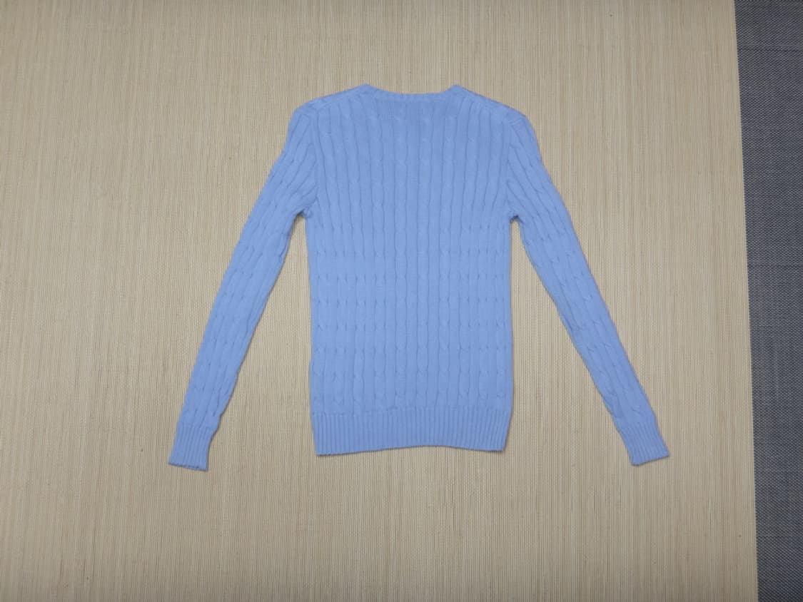 (S) 폴로랄프로렌 여성 라운드 꽈배기 면 니트 상품이미지2