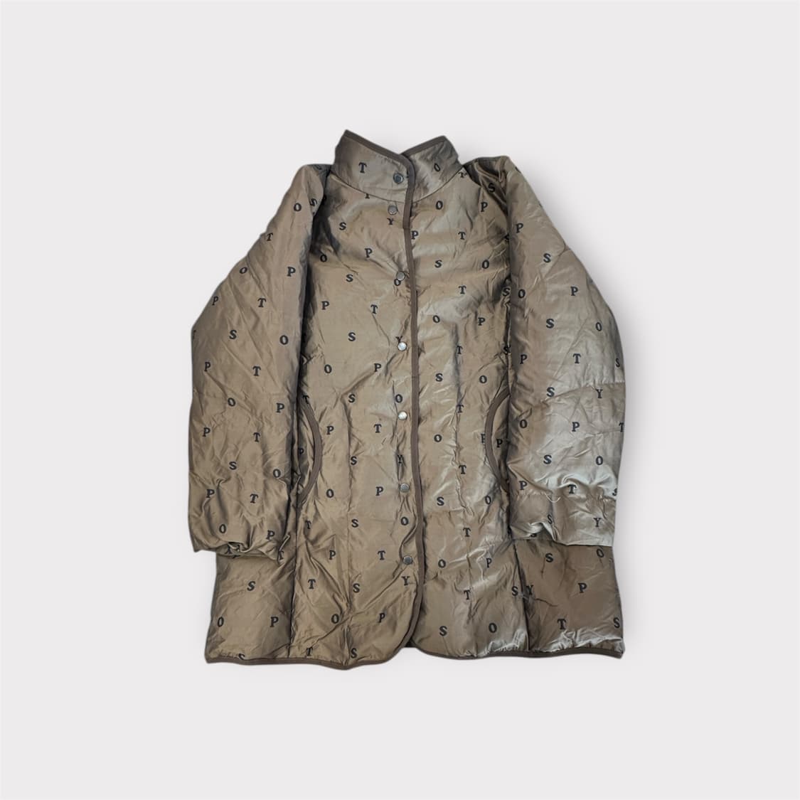 브라운 경량패딩 상품이미지1