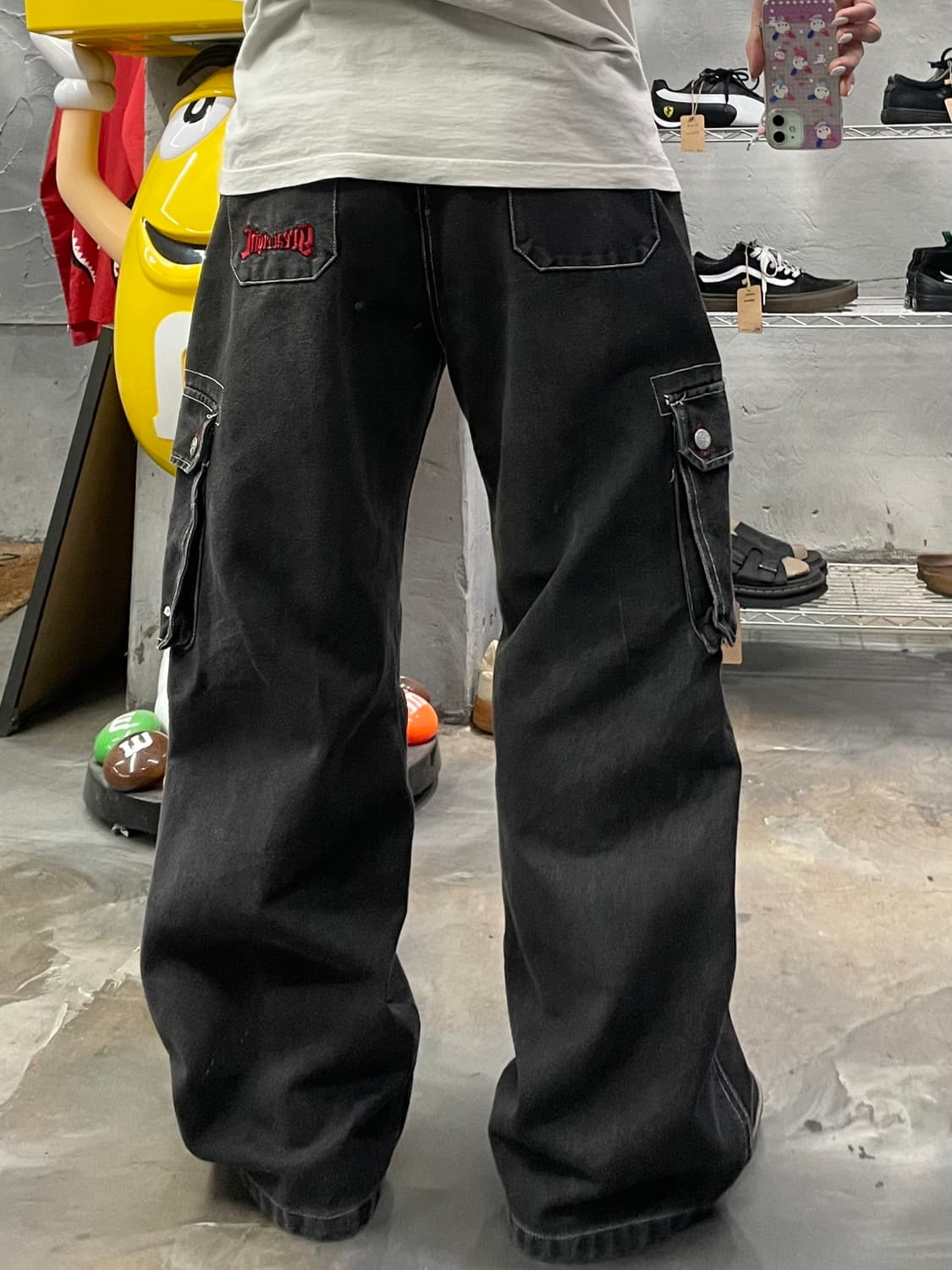 재팬 빈티지 와이드 데님 카고팬츠 상품이미지8