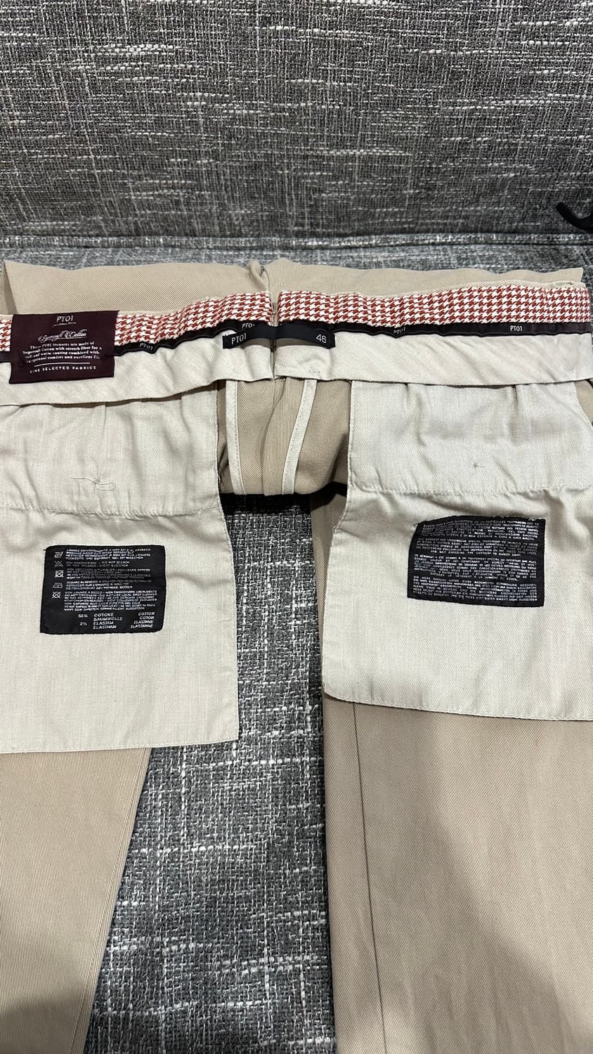 PT01 남성 슈퍼 슬림핏 바지 46사이즈 정품 상품이미지4