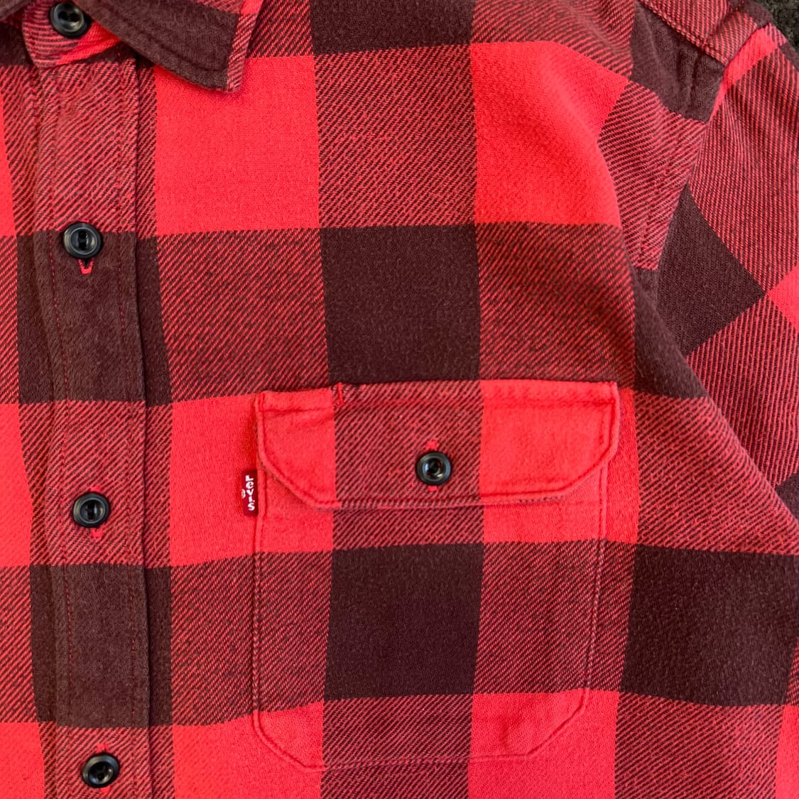 리바이스 체크 플란넬 셔츠 상품이미지2