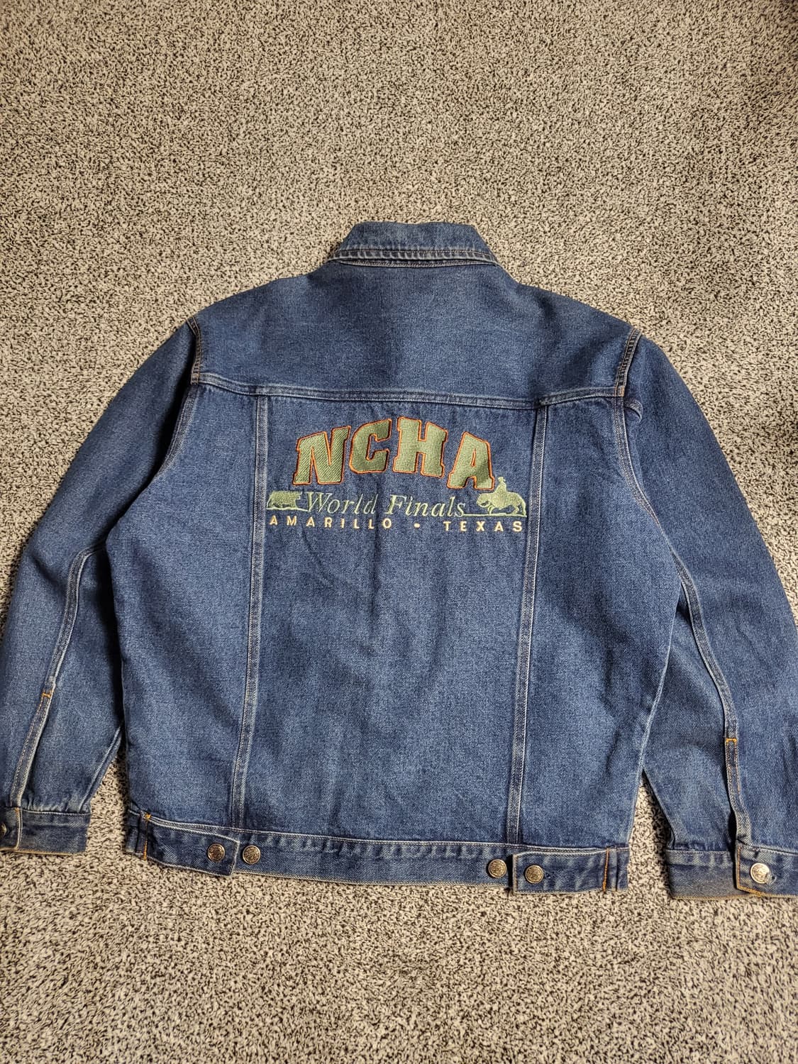 미국빈티지 NCHA 웨스턴 데님자켓 상품이미지5