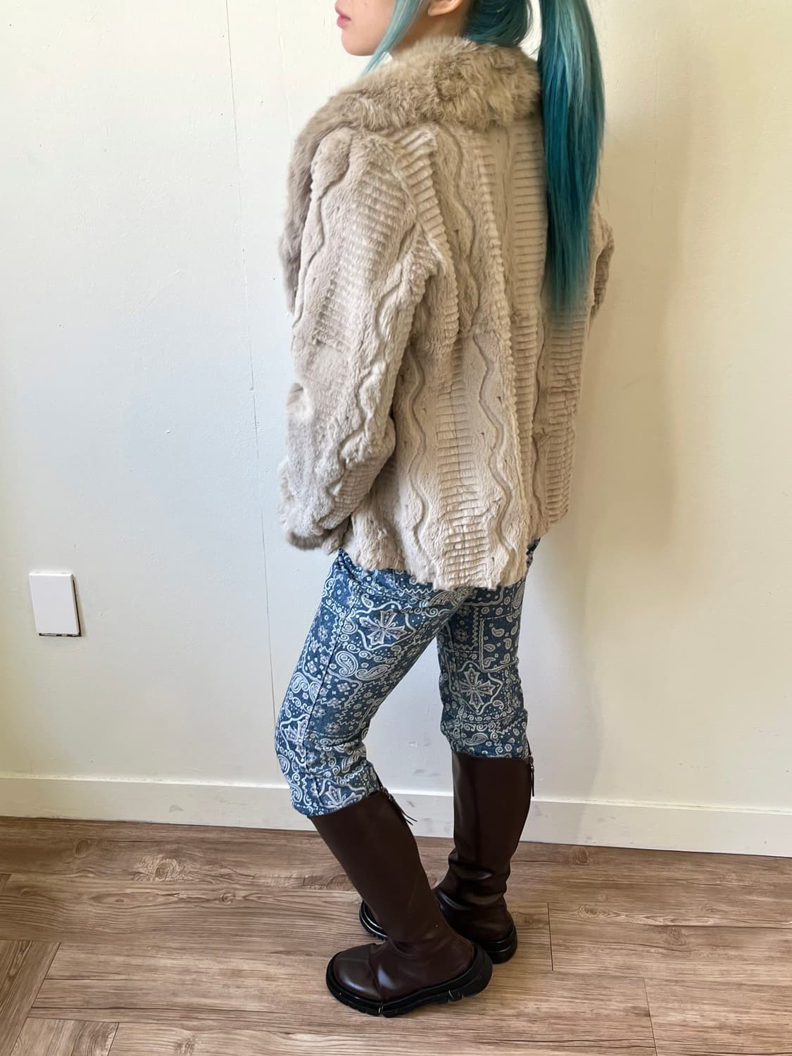 japab vtg 토키 퍼 자켓 상품이미지8