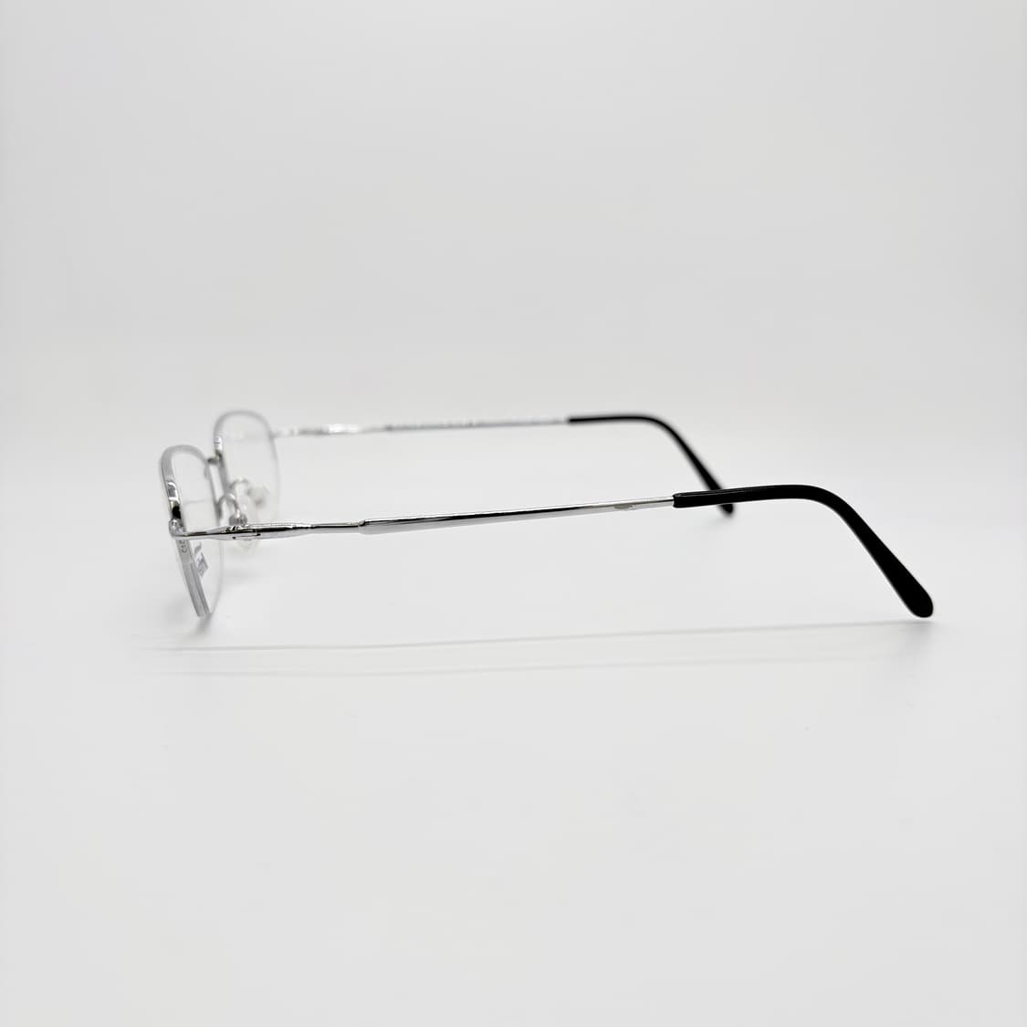 INTERCITY 실버 스퀘어 메탈 반무테 상품이미지4