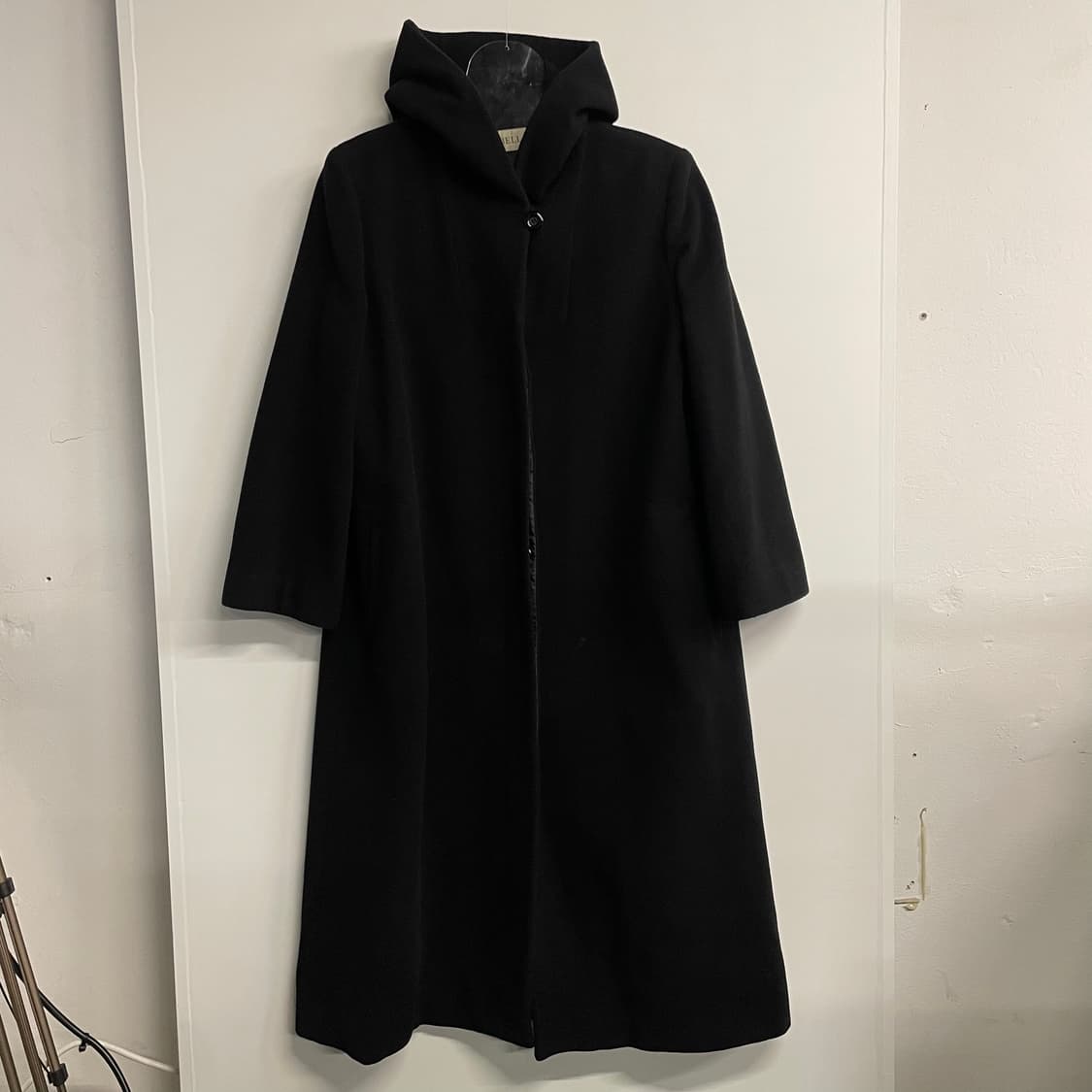 벨 후드 롱 코트 상품이미지2