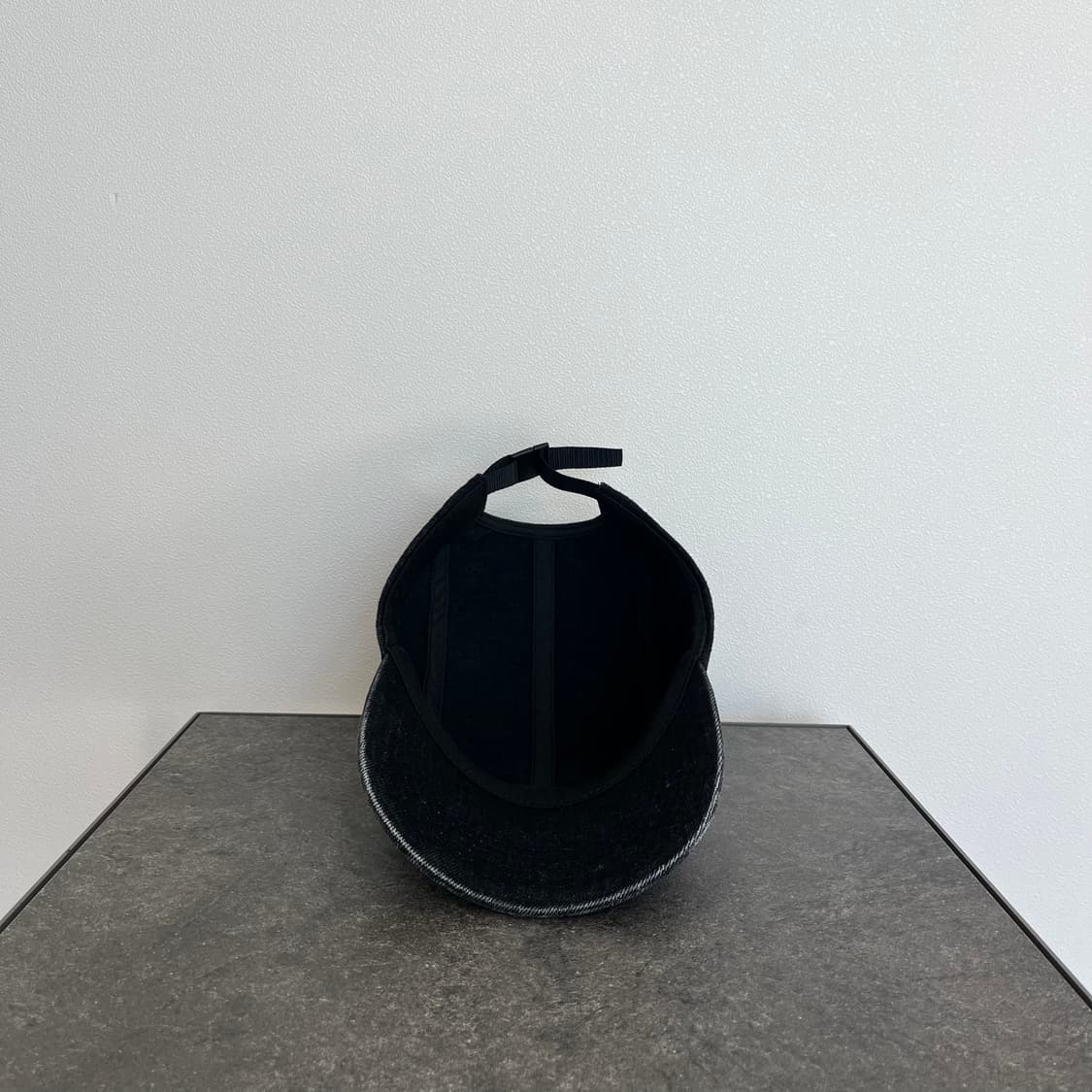 (OS) 슈프림 박스로고 캠프캡 모자 데님 블랙 상품이미지5
