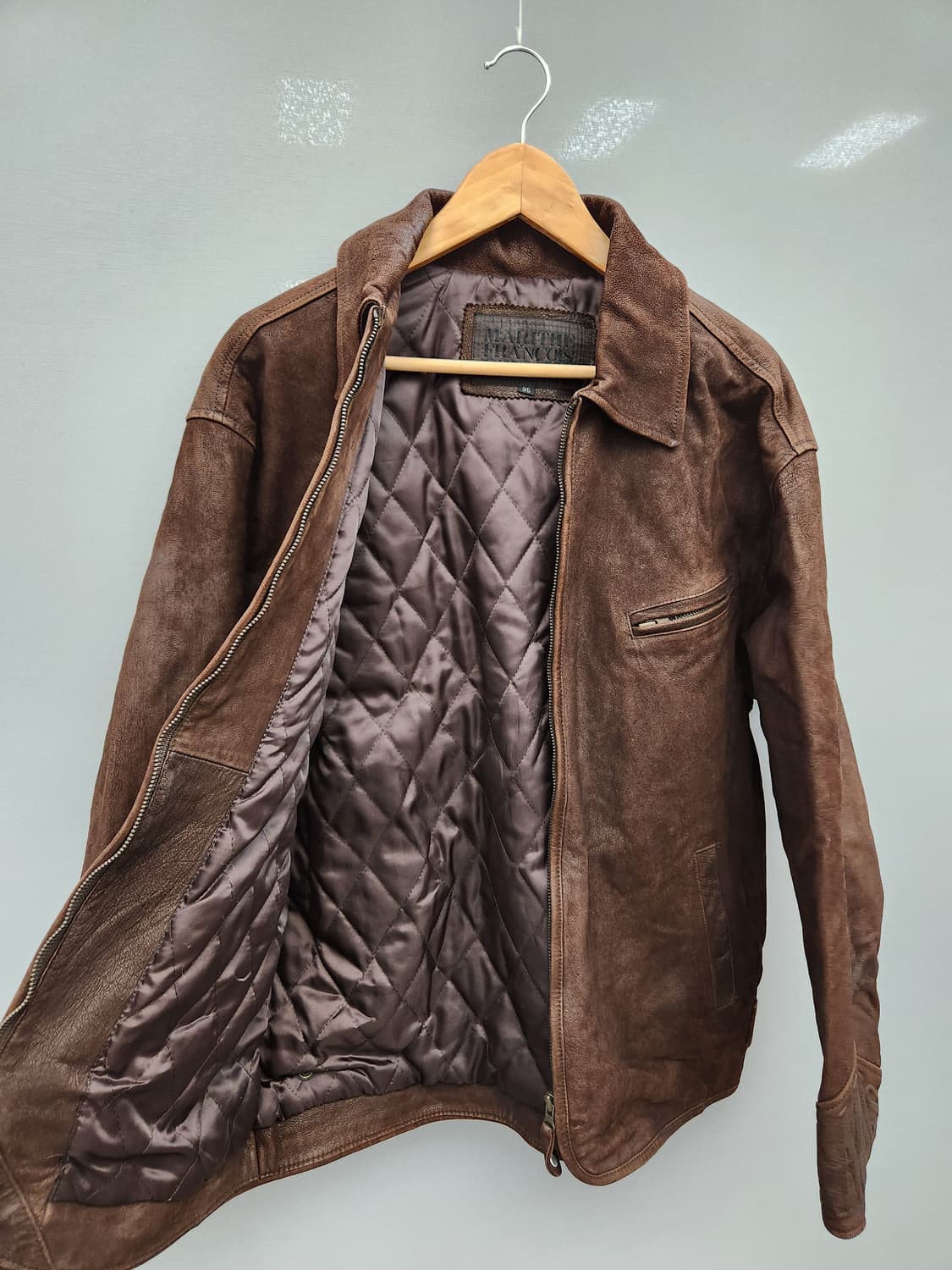 마리떼프랑소와저버 00s 빈티지 염소가죽 자켓 상품이미지8