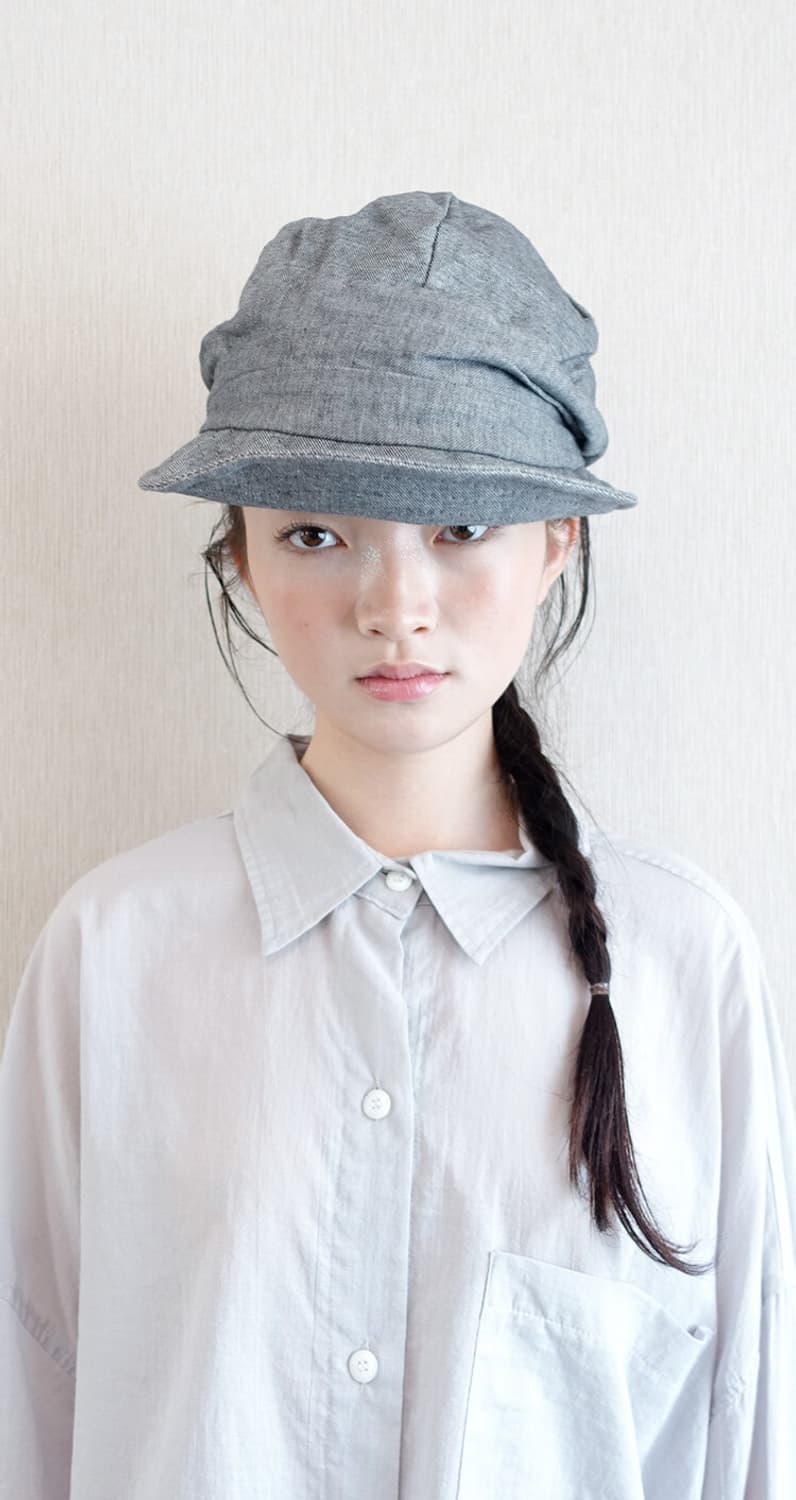 faerie wrinkled wide casquette 상품이미지4