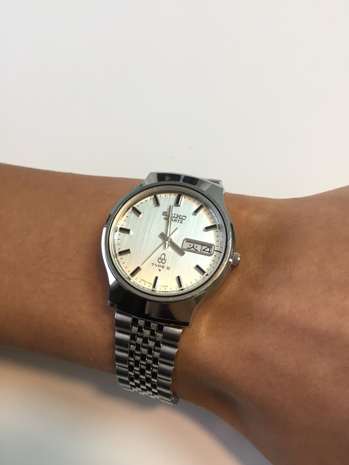 70s seiko type 2 silver gradation dial 상품이미지5