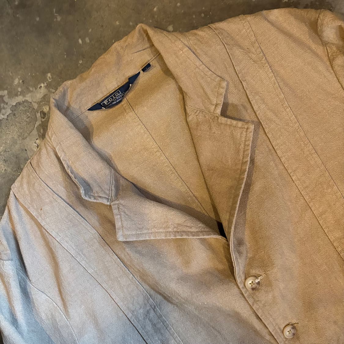 미국 빈티지 폴로랄프로렌 노폴크 린넨 자켓 상품이미지4
